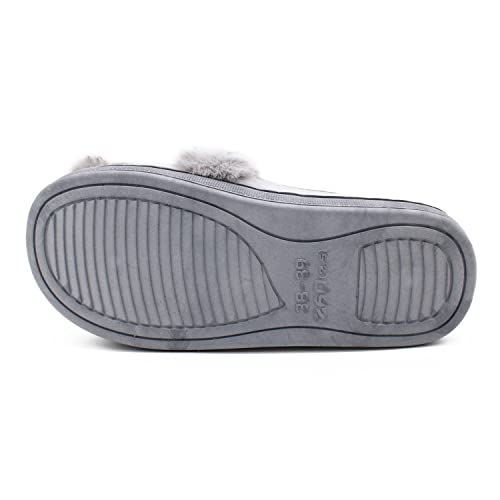 Image of VRITRAZ Women's Comfort Slip On Closed Toe Warm Winter with Cute Design print House Clog Indoor Slipper