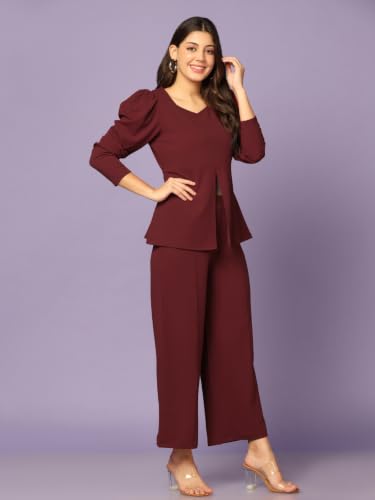 Image of DHRUVI Trendz Co ord Set for Women Stylish | Dress for Woman | Trendy Summer Casual Travel Outfit | A Line Dresses for Women | Western Stylish Midi Party Dress Outfits