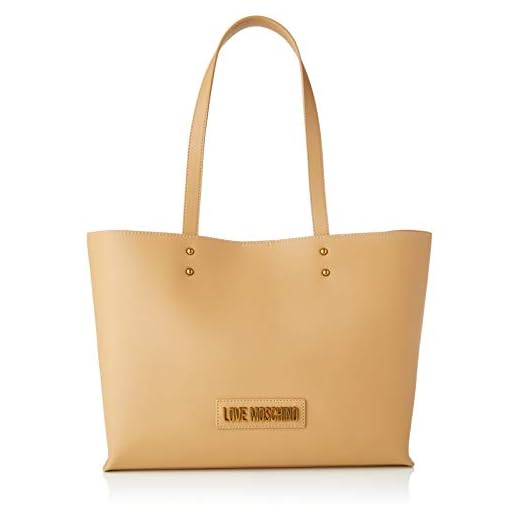 Love Moschino Damer Jc4262pp0a bärväska (tygväska), 13 x 27 x 35 centimeter (B x H x L), Brun (kamel Pu) - 13x27x35 Centimeters (W x H x L)