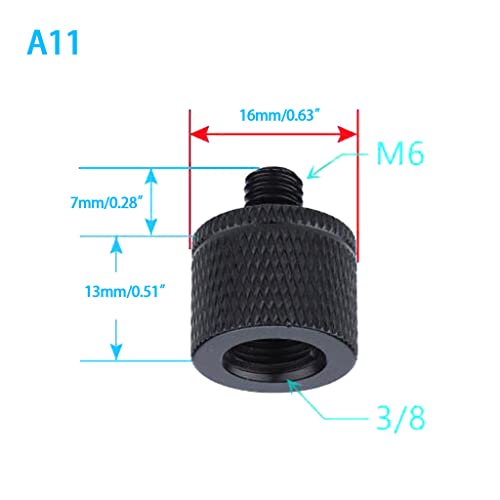 Image of 2X DSLR Camera Screws 3 /8 to M6 M8 M10 M12 Conversion Screw for Projector Tripod