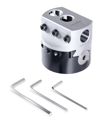 Accusizetools 7,6 cm tête d'alésage 0350-0003 pour atelier mécanique