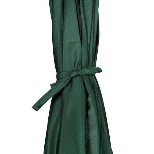 Image of Blissun 7.5 ft Patio Umbrella, Yard Umbrella, Outdoor Market Umbrella with Push Button Tilt Crank, Dark Green