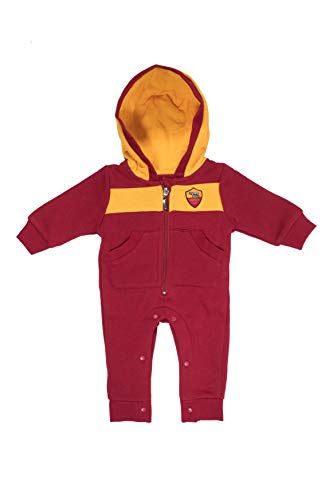 AS Roma Tutina Polo con Tasca, Tuta Unisex-Bimbi
