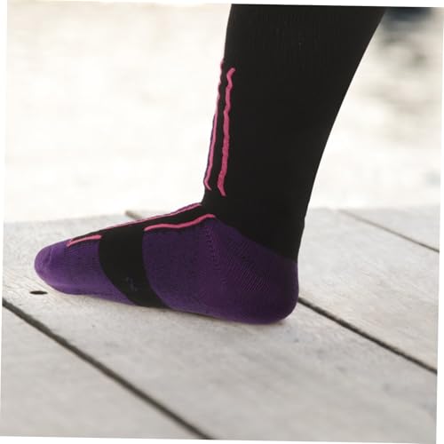1pair Socks for Boys and Girls Breathable over Calf Stockings Thick Towel Bottom for Comfort for Riding Cycling and Running Activities Fit for Young4