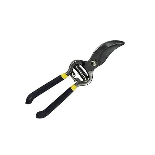 WorldCare Pruning shears/garden scissors/aluminum handle forging pruning shears 8 inch 10 inch forging pressure 45# steel : Brown