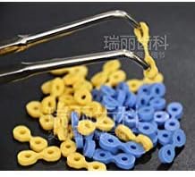 40pcs/Box Dental Elastic Rubber Fixing Wedges Matrix Matrices Dam Composite
