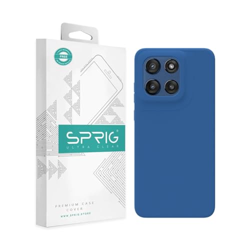 Image of SPRIG Compatible with Moto Edge 60 Stylus Premium SilkTone Back Cover Drop Tested Shock Proof Mobile Case for Men, Women, Boys and Girls with Camera Protection (Navy Blue)