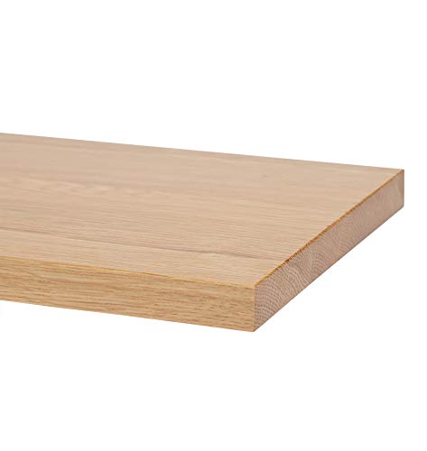 Edge Supply White Oak 2\" x 25\' Roll Preglued, Wood Veneer Edge Banding, Iron on with Hot Melt Adhesive, Flexible Wood Tape Sanded to Perfection. Easy Application Wood Edging. Made in USA