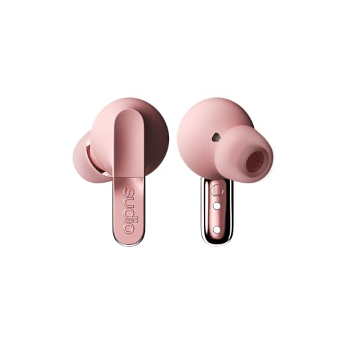 Image of sudio N3 Pro Wireless Earbuds - Active Noise Cancelling (ANC), 30-Hour Playtime, Sweat & Splashproof, Eco-Friendly Design with Recycled Materials, Comfortable Fit, Premium Metallic Finish (Pink)