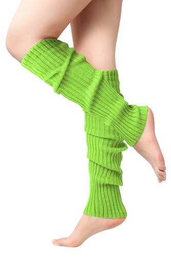 Pleneal Leg Warmers for Women - Leg Warmers 80s Ribbed Knitted leg warmers y2k for Yoga Party Sports Fashion Accessories