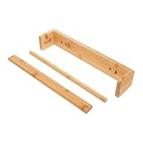 Cabilock Künstler Staffelei mit Papierrollenhalter 34x6cm Wandhängend Bastelorganizer zum Malen und Zeichnen im Kinderzimmer