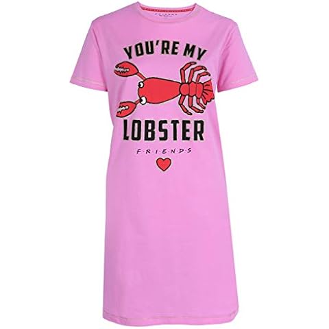 Pink, Short Sleeved Sleepshirt, Nightie, Nightdress For Ladies FRIENDS THE TV SERIES S Cover