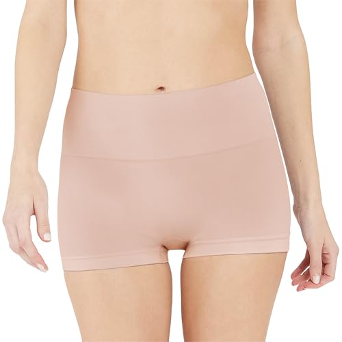 Image of SPANX SPANXshape Everyday Shaping Boyshort - Comfortable Core Control Shapewear Underwear - Invisible Under Clothes - No-Show