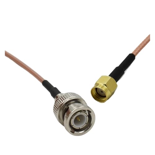 Kohak RG316 Q9 BNC - SMA RPSMA �I�X���X�X�g���[�g�����W�����p�[�s�O�e�[���P�[�u������WiFi�A���e�i�����P�[�u��(Type 2,300CM)