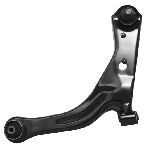 Image of Detroit Axle - Front Lower Control Arms Kit for 2001-2004 Ford Escape Mazda Tribute 2002 2003, 2 Lower Control Arms w /Ball Joint, 2 Outer Tie Rods, 2 Sway Bar Links Replacement