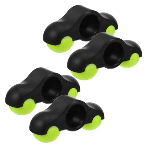 FUNOMOCYA Adaptadores de Balancín para Bicicleta Estática con 8 Balones de Tenis, Almohadillas Antiruido y Reductoras de Vibración para Entrenador Indoor, Accesorios Fitness