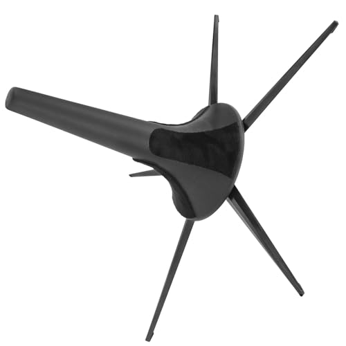 HWGING Zubehör Trompetenständer 18×11×11 Trompetenhalterung Klappbarer Ständer Orchesterinstrumente Tragbare Stütze 5 Beine Posaunenständer Ständer