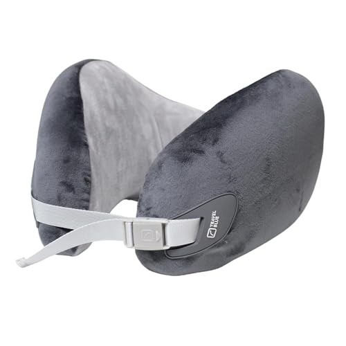 Image of Travel Blue Infinity Travel Ergonomic Neck Pillow Enjoy uninterrupted Sleep with 360-degree Support with Luxurious Hypoallergenic Material Pillow (Grey)