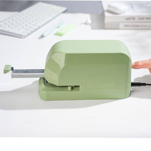Heavy Duty Electric Stapler Value Pack, 45 Sheet Capacity, Includes 1500 Staples & Staple Remover, No-Jam, Faster Stapling, Automatic Stapler Desktop,AC Adapter Powered (Saga Green) - Image 6
