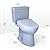 TOTO® Drake® WASHLET®+ Two-Piece Elongated 1.28 GPF TORNADO FLUSH® Toilet with S5 Bidet Seat, Cotton White - MW7763446CEG#01