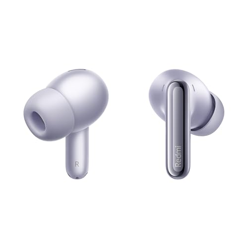XIAOMI Redmi Buds 6 Pro – Écouteurs Bluetooth Intra-Auriculaires, ANC 55dB, Audio dimensionnel, Hi-Res/LDAC, 9.5h+36h autonomie, IP54, Triple Haut-Parleur, Lavande