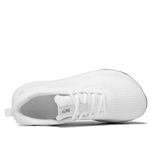 Image of KDN Men's Wide Toe Box Shoes Cushioned Road Running Shoes Non Slip Mens Walking Sneakers for Wide Feet Comfortable Athletic Gym Workout Shoes Wide Width