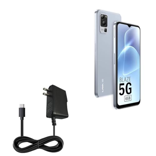 BoxWave Charger Compatible with Lava Blaze Pro 5G - Wall Charger Direct (5W), Wall Plug Charger