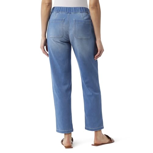 Gloria Vanderbilt Women's Anya Drawstring Pull on Straight Leg Jean Standard3