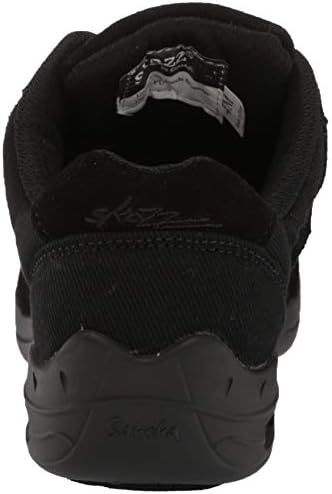 Skazz by Sansha Women's Dance Studio Exercise Sneakers Canvas Suede Split-Sole with air Cushion HI-Step (US 7.5 / Skazz 08 M), Black | Image 2