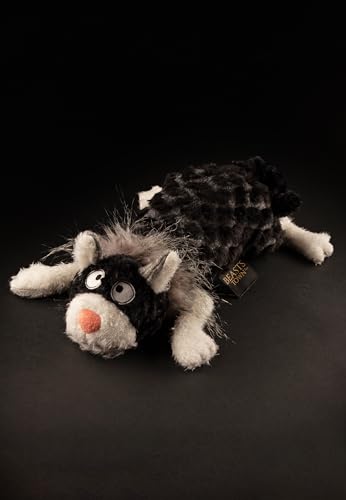 SIGIKID 38642 Lost and Found Beasts Town Kinder und Erwachsene Kuscheltier empfohlen ab 3 Jahren schwarz