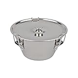 Material: acero inoxidable., Diámetro: 23 cm., Incluye tapa., Forma cónica.