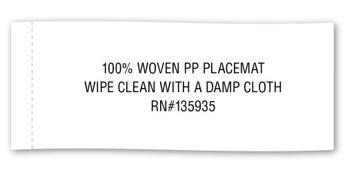 55% Off DII PVC Woven Placemat Set (6-Piece, Nautical Blue)