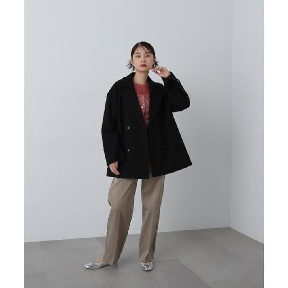 フォルムＰコート♡ナチュラルビューティーベーシック NATURAL BEAUTY BASIC ピーコート pコート ウーリーフォルム