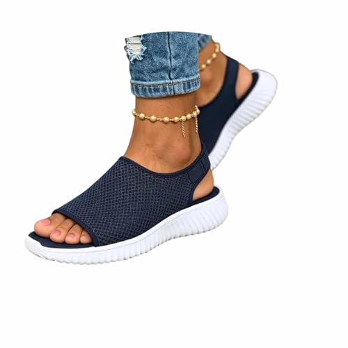 Sandales d'été femme plates et unies pour éviter les pieds échauffés