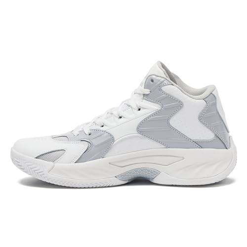Image of SHAQ Devastator High Top Basketball Shoes for Men, Indoor or Outdoor Court Basketball Mens Sneakers - Black, White, Green, Blue, Orange or Red Size 8 to 15
