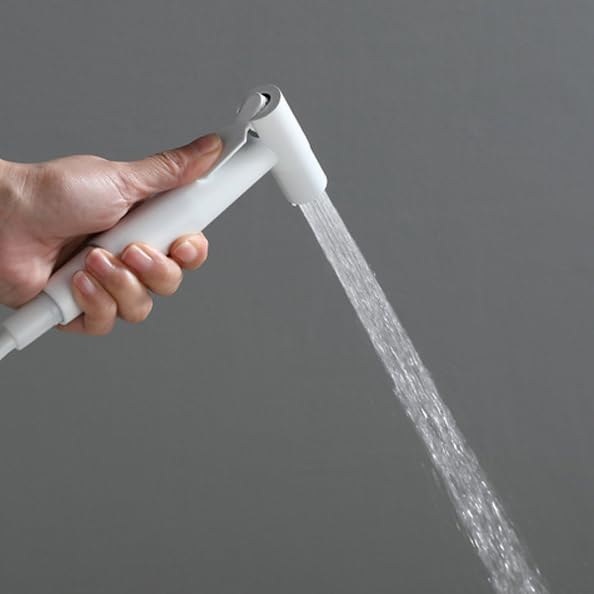 Duchas Higienicas Para Wc Blanco Todo Cobre Pulverizador De Bidé Para Inodoro Universal Blanco tubería De Acero Inoxidable