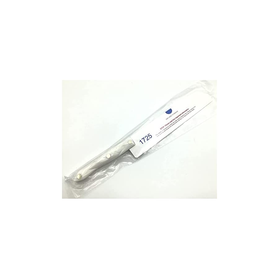 CUTCO Model 1725 French Chef Knife with White "Pearl" handle..........9.2" High-Carbon Stainless blade........5¾" thermo-resin handle...in factory-sealed plastic bag.