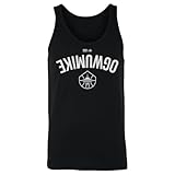 500 LEVEL Nneka Ogwumike Seattle Storm Invert Men's Tank Top (Black, Large)