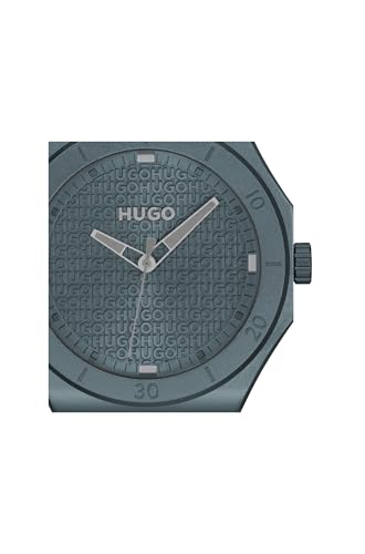 Image of HUGO Men's #Grail Sport Watch - 44mm Stainless Steel Case, Multifunction Movement, Bold Design, Quartz Accuracy, Sporty and Dynamic Style - Gift for Him