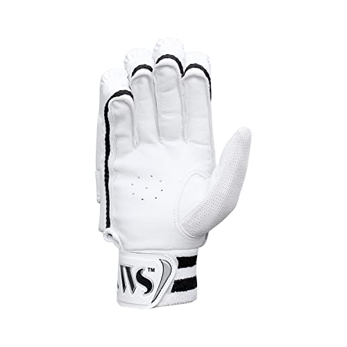 Image of Whitedot Spade New Cricket Batting Gloves||Suitable for Mens|Adult|Large Right Hand||White