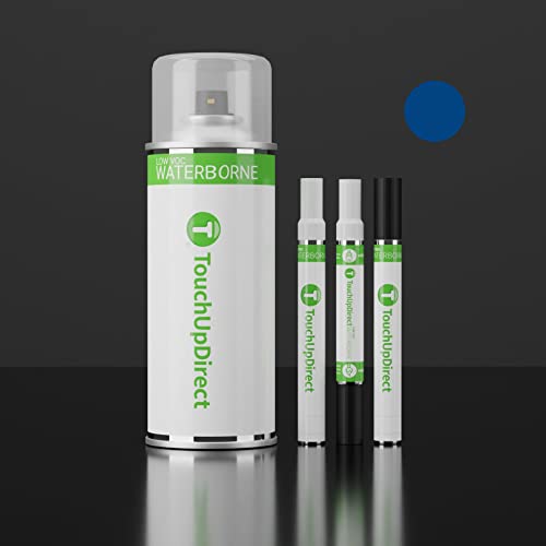 Touchupdirect N4B Electric Blue Metallic Compatible With Hyundai Exact Match Touch Up Paint Aerosol - Essential Package #TOP6