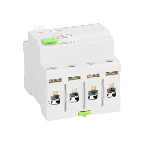 Disjoncteur différentiel AC tétrapolaire électromagnétique 32 ampères rail DIN tableau - 5