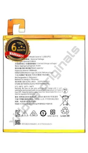 Image of L19D1P31 Battery for Lenovo L19D1P31 Tab M8 (2nd Gen) HD Wi-Fi / 4G ZA5H0132IN / TB-8505X / ZA5H0151IN (5100mAh) Battery with 6 Month Replacement Warranty******* (O84)