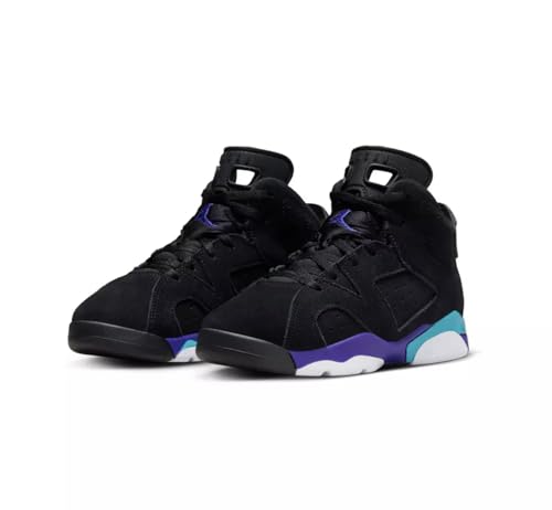 Little Kid's Jordan 6 Retro Aqua Blck/Bright Cncrd-Aquatn (DV3605 004) - 2.53