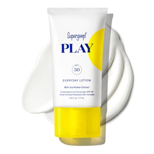 Supergoop! PLAY Everyday SPF 30 Lotion - 2.4 oz - Broad Spectrum Sunscreen - Water & Sweat Resistant Body & Face Sunscreen - Great for Active Days
