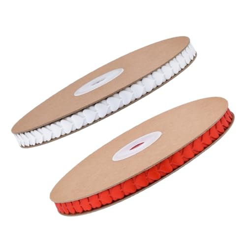 FELTECHELECTR �G���{�X���H�n�[�g���{�� 2���� �A�\�[�g�J���[ �|���G�X�e���� 8mm�� 5���[�g�� ���� �o�����^�C���f�[��N���X�}�X�̃f�R���[�V�����ɍœK�ȑ��p�r���Z���ʂ̂��郉�b�s���O���{��