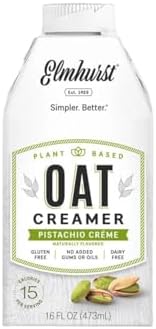 Elmhurst, Creamer Oat Pistachio, 16 Fl Oz