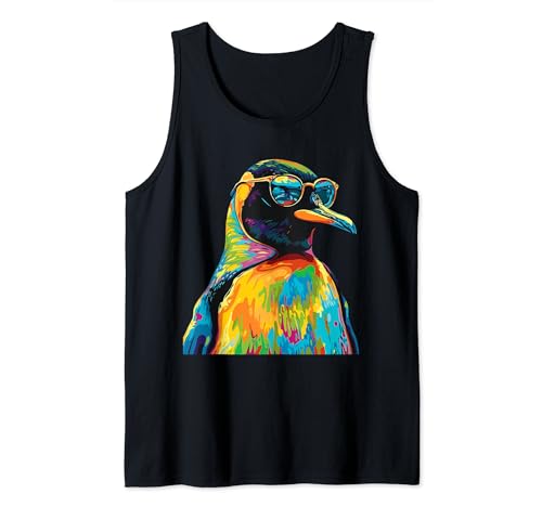 Penguin Lovers Design Pop Art divertente pinguino Canotta