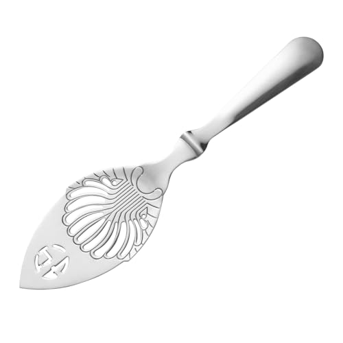 Edelstahl Absinth Löffel wermut 16 3Cm wermutlöffel Silber Bar ZubehöR Cocktail Filter LöFfel FüR Absinthtrinken
