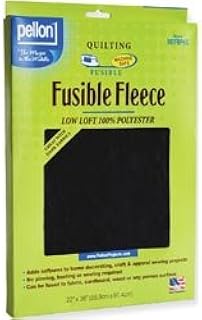 Pellon Interfacing (3-Pack) Fusible Fleece Black 22 inch x 36 inch 987FBPKG